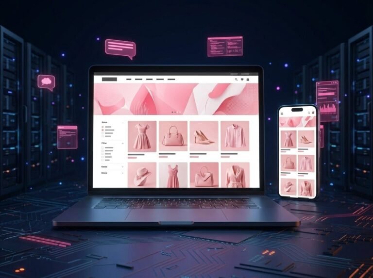E-commerce fashion website design portfolio